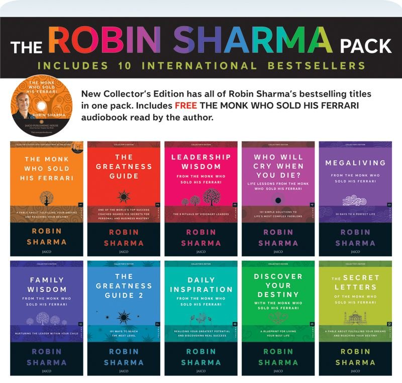 Robin Sharma's Best Books, 10 Best Books of Robin Sharma